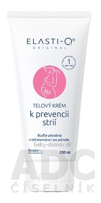 Elasti-Q Originál telový krém na prevenciu strií 1x200 ml