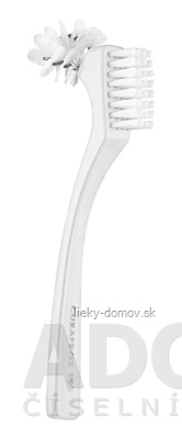 CURAPROX BDC 150 kefka so špirálou na čistenie protéz, biela 1x1 ks