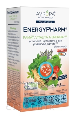 AVROPA EnergyPharm bylinné kvapky 1x50 ml