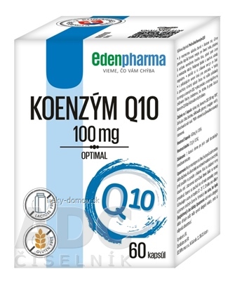 EDENPharma KOENZÝM Q10 100 mg OPTIMAL cps 1x60 ks