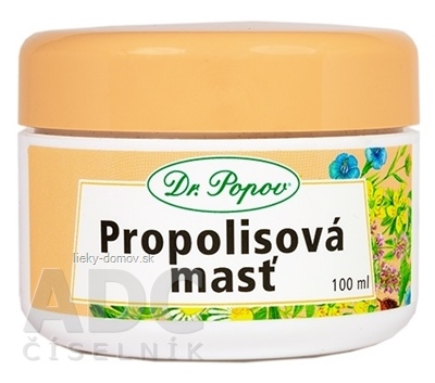 DR. POPOV MASŤ PROPOLISOVÁ s medom 1x100 ml