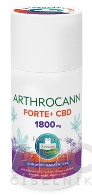Annabis ARTHROCANN Forte+ CBD 1800 mg gél konopný masážny 1x90 ml