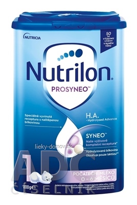 Nutrilon 1 PROSYNEO H.A. - Hydrolyzed Advance počiatočná dojčenská výživa (0-6 mesiacov) 1x800 g