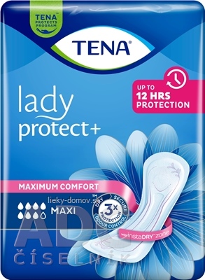TENA Lady Protect+ Maxi inkontinenčné vložky 1x6 ks
