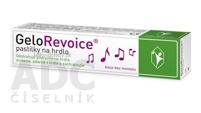 GeloRevoice pastilky na hrdlo, baza-bez mentolu 1x20 ks