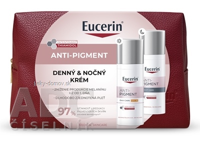 Eucerin Kazeta ANTI-PIGMENT denný krém 50 ml + nočný krém 50 ml (akcia 2025) 1x1 set