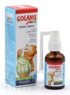 Pharmalife GOLANIL JUNIOR ústny sprej 1x30 ml