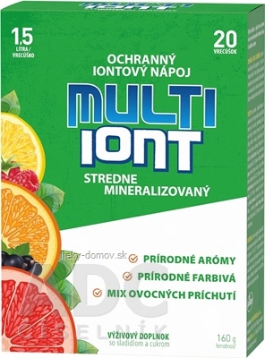 VITAR Multi iont nápoj v prášku vo vrecúškach, mix ovocných príchutí (inov. 2025) 1x20 ks