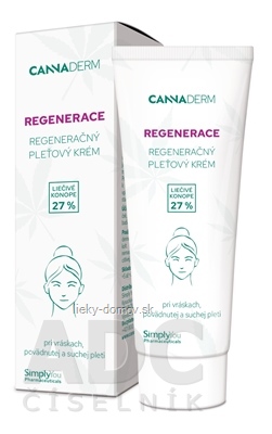 Cannaderm REGENERACE regeneračný krém na suchú pokožku 1x75 g