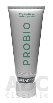 HERBADENT PROBIO Bylinná zubná pasta posilňujúca 1x75 g