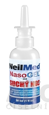 NeilMed NasoGEL na SUCHÝ NOS sprej, zvlhčenie nosa, 1x30 ml
