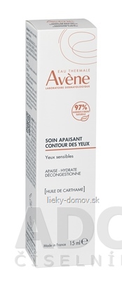 AVENE Upokojujúca starostlivosť o okolie očí citlivé oči 1x15 ml