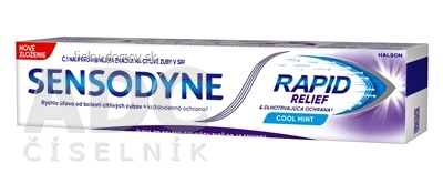 SENSODYNE RAPID RELIEF COOL MINT zubná pasta 1x75 ml