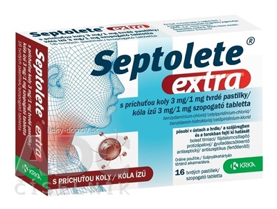 Septolete extra kola pas ord 3 mg/1 mg (blis. PVC/PE/PVDC/Al) 1x16 ks
