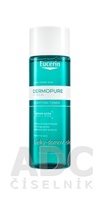 Eucerin DERMOPURE CLINICAL Čistiace tonikum pleť so sklonom k akné 1x200 ml
