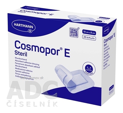 Cosmopor E Steril náplasť sterilná s mikrosieťkou (10 x 8 cm) 1x25 ks