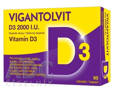 VIGANTOLVIT D3 2000 IU cps 1x60 ks