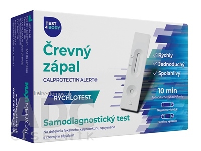 MAXIMEDICAL Rýchlotest Črevný zápal samodiagnostický test zo stolice, 1x1 set