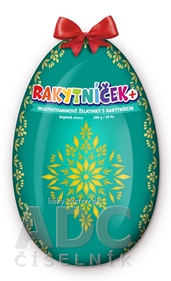 TEREZIA RAKYTNÍČEK+ multivitamínové želatínky veľkonočné vajce - tyrkysové (limitovaná edícia 2026) 1x50 ks