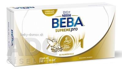 BEBA SUPREME pro 6HM-O 1 tekutá mliečna výživa (od narodenia) (inov.24) 32x70 ml (2240 ml)