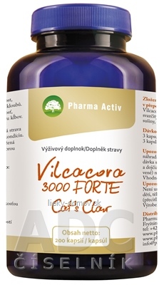 Pharma Activ Vilcacora 3000 FORTE Cat´s Claw cps 1x200 ks