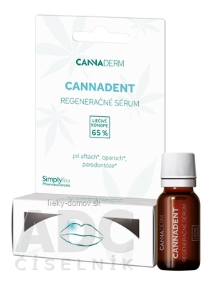 Cannaderm CANNADENT regeneračné sérum na afty a opary 1x5 ml
