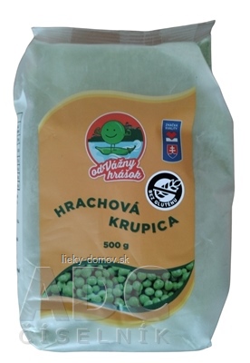 MLYN TRENČAN Odvážny hrášok - HRACHOVÁ KRUPICA bezgluténová 1x500 g