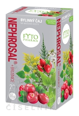 FYTO NEPHROSAL + BRUSNICE na močové cesty bylinný čaj 20x1,5 g (30 g)