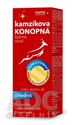 Cemio Kamzíkova konopná masť chladivá (súťaž) 1x200 ml