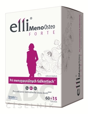Elli MenoOsteo FORTE cps 60+15 zadarmo (75 ks)