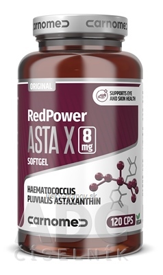CarnoMed RedPower ASTA X 8 mg cps 1x120 ks