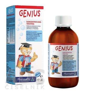 Pharmalife GENIUS koncentrovaná tekutina 1x200 ml
