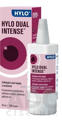 HYLO DUAL INTENSE zvlhčujúce očné kvapky 1x10 ml