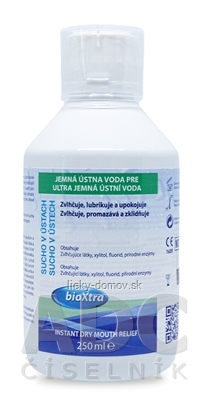 bioXtra SUCHO V ÚSTACH ústna voda jemná 1x250 ml