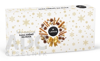 LEROS VIANOČNÁ SADA KRÉMOV NA RUKY 5 4 druhy krémov po 30 ml (inov. 2025), 1x1 set