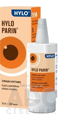 HYLO PARIN zvlhčujúce očné kvapky 1x10 ml
