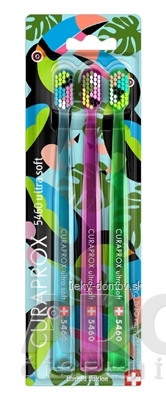 CURAPROX CS 5460 ultrasoft Tukania edícia zubná kefka (2+1) 1x3 ks