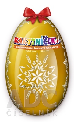 TEREZIA RAKYTNÍČEK+ multivitamínové želatínky veľkonočné vajce - zlaté (limitovaná edícia 2026) 1x50 ks