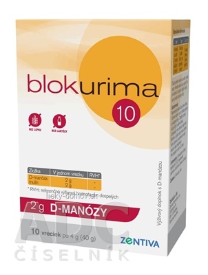 Blokurima 2 g D-MANÓZY vrecúška (40 g) 1x10 ks