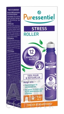 PURESSENTIEL Roll-on proti stresu 12 esenciálnych olejov 1x5 ml
