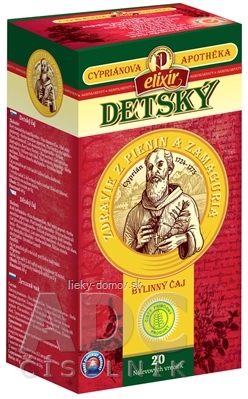 AGROKARPATY CYPRIÁN, DETSKÝ ČAJ bylinný čaj, čistý prírodný produkt, 20x2 g (40 g)