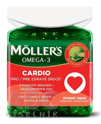 MOLLER´S Omega 3 CARDIO cps 1x60 ks
