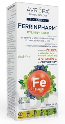 AVROPA FerrinPharm bylinný sirup 1x200 ml