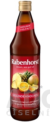 Rabenhorst PRE ZDRAVÉ KOSTI ovocná šťava s kalciom a vitamínom D3 1x750 ml