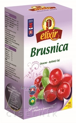 AGROKARPATY BRUSNICA pravá ovocno - bylinný čaj, balené vrecúška, 20x1,5 g (30 g)