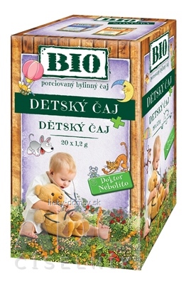 HERBEX BIO DETSKÝ ČAJ Dr.Nebolíto bylinný čaj 20x1,2 g (24 g)