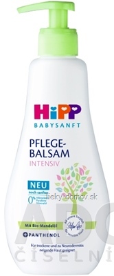 HiPP BABYSANFT Telové mlieko intensiv, s Bio mandľovým olejom (inov.2022) 1x300 ml
