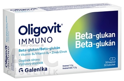 Oligovit IMMUNO Beta-glukán cps 1x30 ks