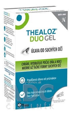 THEALOZ DUO GEL tekutý očný gél 30x0,4 g