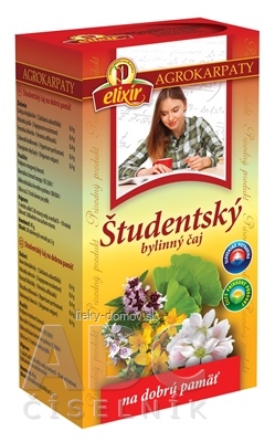 AGROKARPATY ŠTUDENTSKÝ čaj, Pamäť bylinný čaj 20x2 g (40 g)